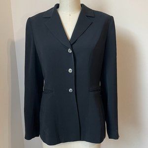 Tahari Classic Black Blazer Size 8
